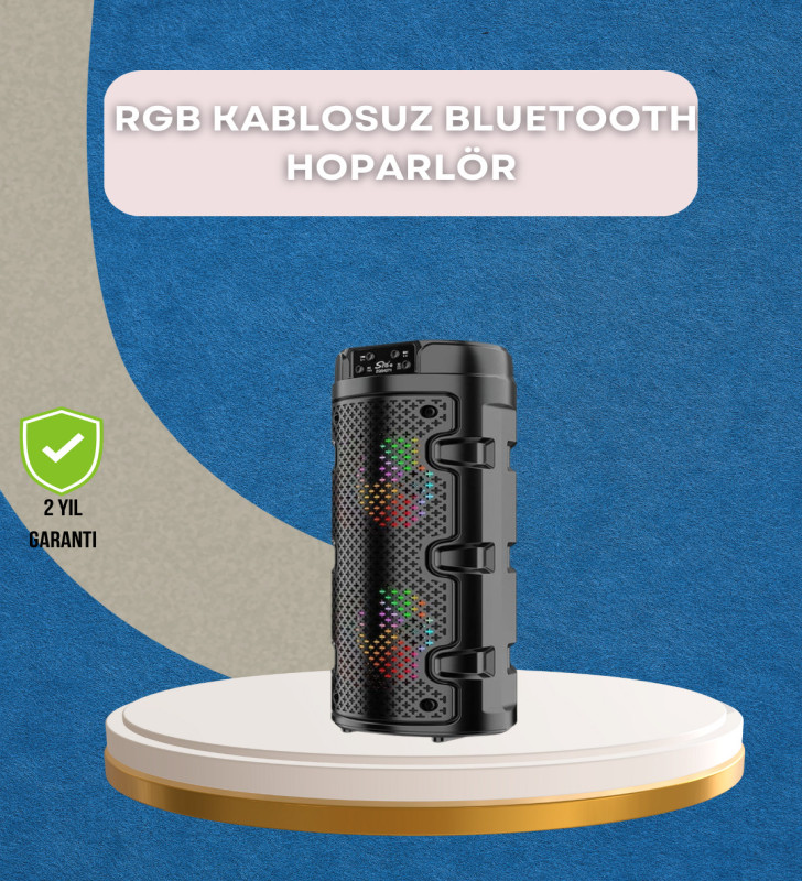 USB, SD Kart ve AUX Girişli Taşınabilir Hoparlör - Lisinya