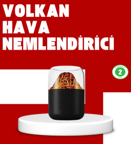 Volkanik Tasarımlı LED Işıklı Ultrasonik Nemlendirici - Lisinya