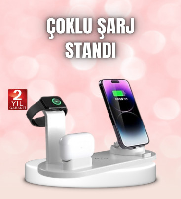 Qi Destekli Tüm Cihazlarla Uyumlu Kablosuz Şarj Ünitesi - Lisinya