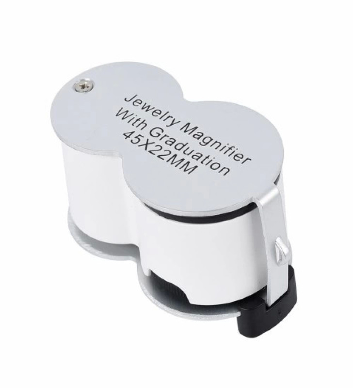 -45x22 Ledli Para Algılama Ve Mezuniyet Takı Değerleme Büyüteç ( Lisinya )