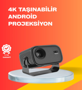 4000 Lümen Parlaklık Değerine Sahip Ev ve Ofis Projektör - Lisinya