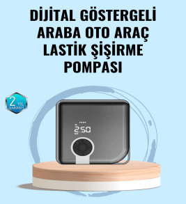 Type-C Şarj Girişli Taşınabilir Elektrikli Hava Pompası - Lisinya