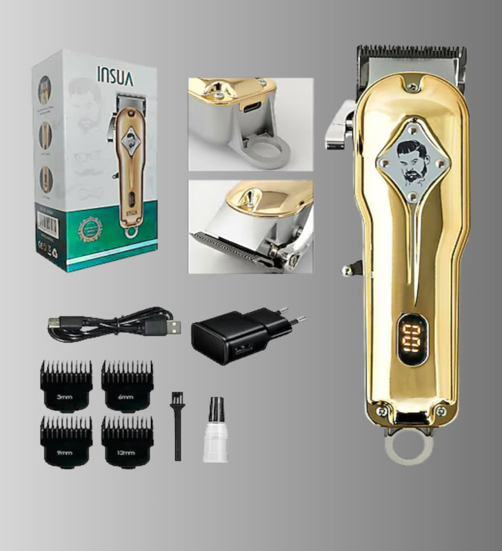 Type-C Şarjlı LCD Ekranlı Profesyonel Saç Sakal Tıraş Makinesi - Lisinya