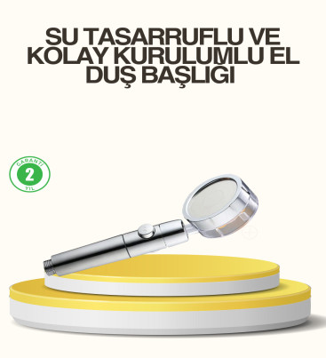 Su Basıncını Artıran Sızdırmaz Duş Başlığı - Lisinya
