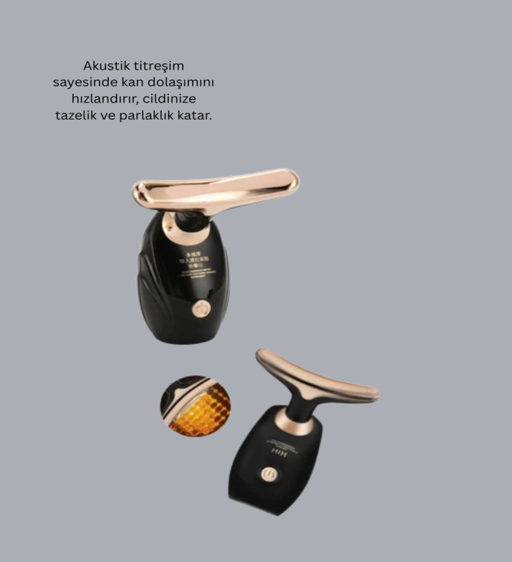 Yüz ve Boyun İçin Cilt Sıkılaştırıcı Masaj Cihazı - Lisinya