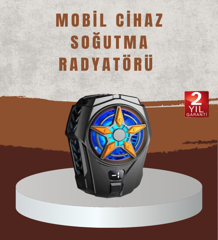 2 Kademeli Hız Ayarlı Taşınabilir Telefon Soğutucu - Lisinya