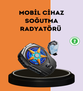 Evrensel Uyumlu Type-C Şarjlı Cep Telefonu Radyatörü - Lisinya