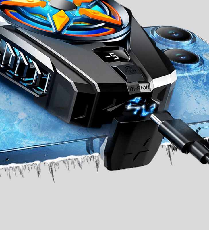 Oyunlar İçin Güçlü Telefon Soğutucu Fan Dijital Ekranlı - Lisinya