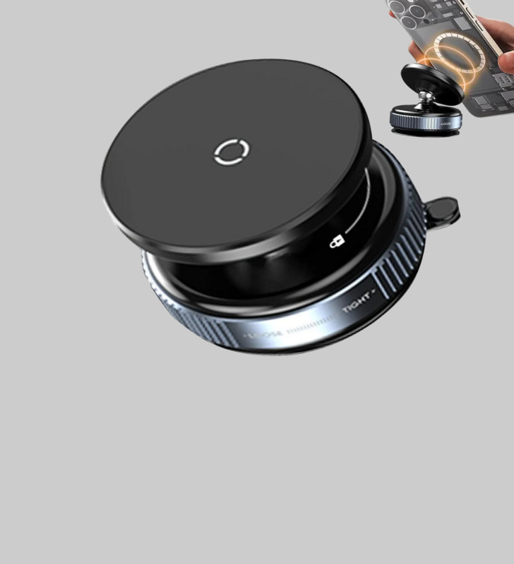 Araç İçi Telefon Tutucu Güçlü Manyetik Vakumlu Model - Lisinya