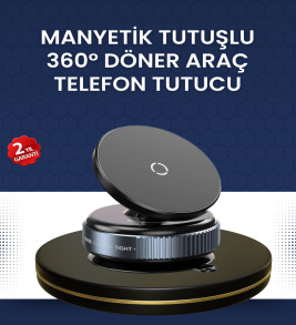 16 Mıknatıslı Araç Telefon Tutucu Kaymaz ve Güvenli - Lisinya