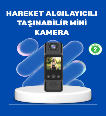 Mini Kamera 1080P Full HD Döner Lens Taşınabilir - Lisinya