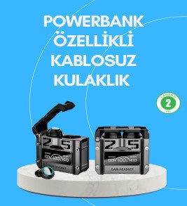 Şarj Kutulu Kablosuz Bluetooth Kulak İçi Spor Kulaklık - Lisinya