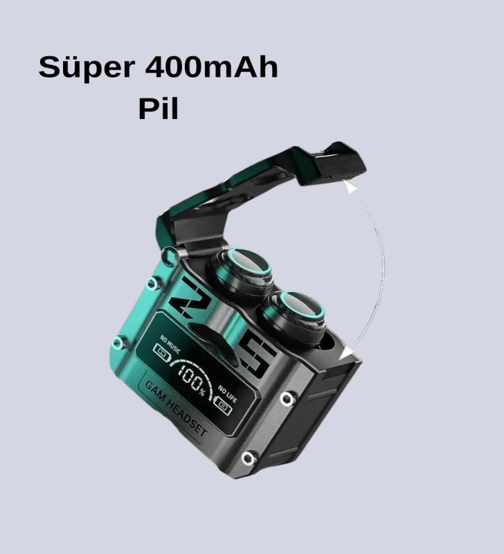 Şarj Kutulu Kablosuz Bluetooth Kulak İçi Spor Kulaklık - Lisinya