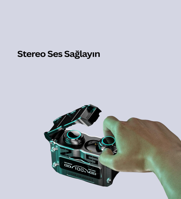 Bluetooth Kulaklık Kablosuz ANC Gürültü Önleyici Stereo Ses - Lisinya