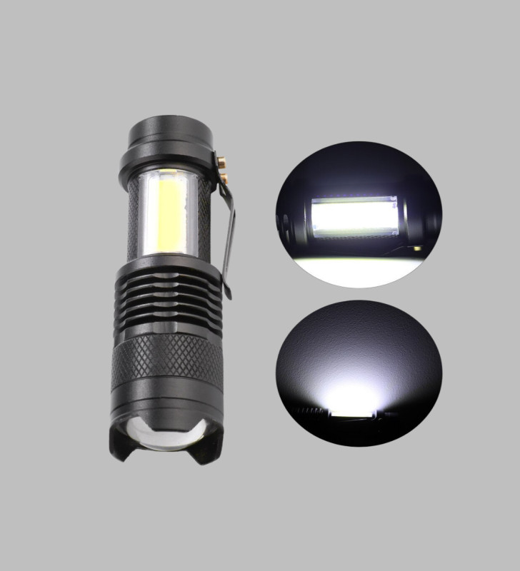 4 Modlu USB Şarjlı LED El Feneri Kamp ve Outdoor - Lisinya