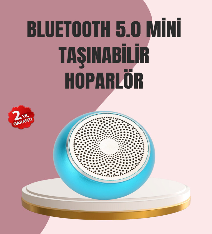 Mini Bluetooth Speaker | Uzun Pil Ömrü, Şık ve Hafif Tasarım - Lisinya