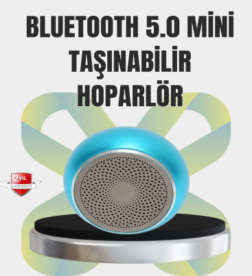 Kablosuz Bluetooth 5.0 Hoparlör | Kompakt ve Güçlü Ses - Lisinya