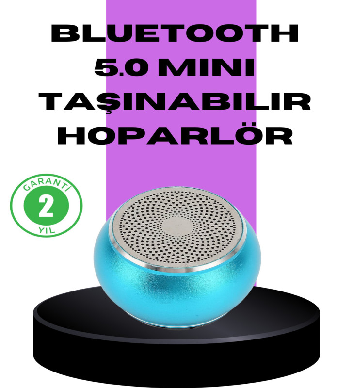 Taşınabilir Mini Bluetooth Hoparlör 9m Menzil Dahili Mikrofon - Lisinya