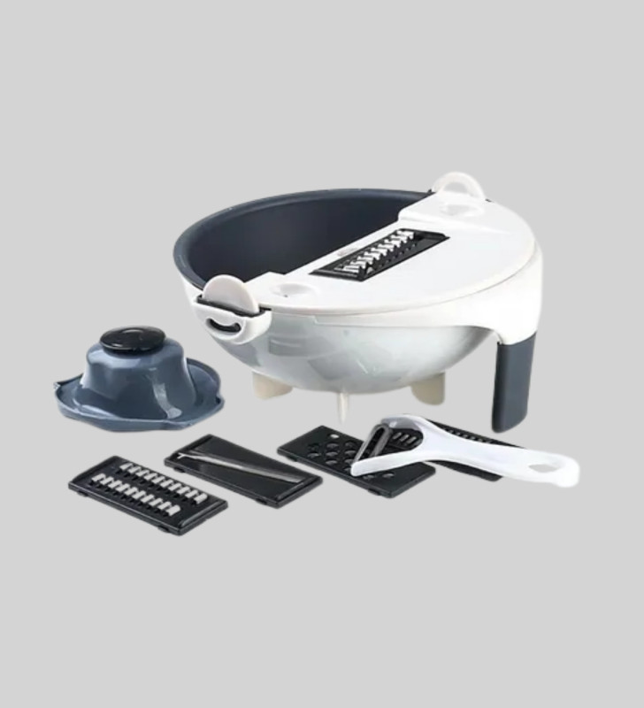 Ergonomik Sebze Rendeleyici ve Süzgeç Hazneli Dilimleyici - Lisinya