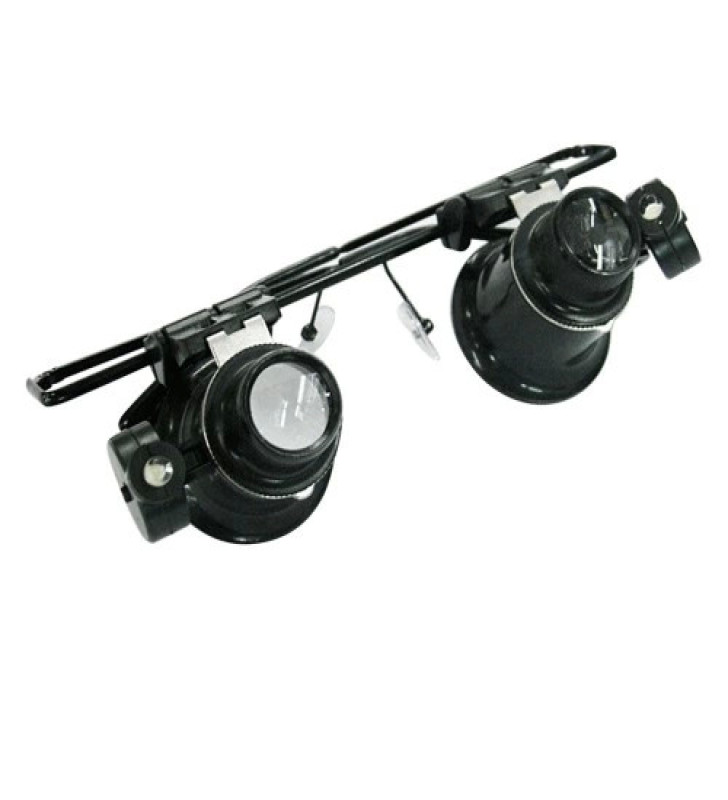 -Gözlük Model çıft Led Aydınlatma ,saat Onarımı Için Harika Büyüteç ( Lisinya )