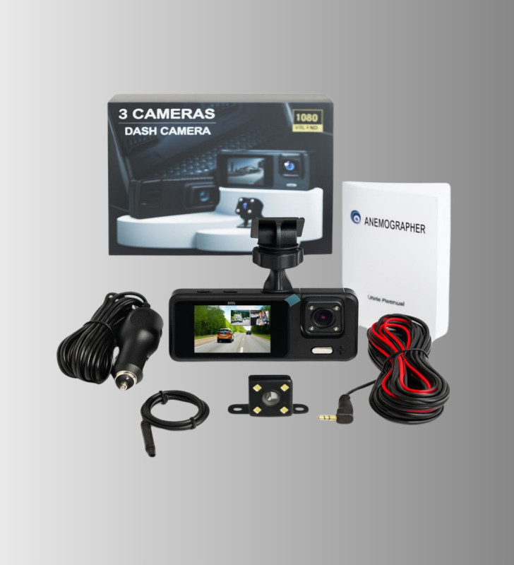 Araç Kamerası 3’lü Sistem | Full HD, Sesli Kayıt ve Park Gözetimi - Lisinya