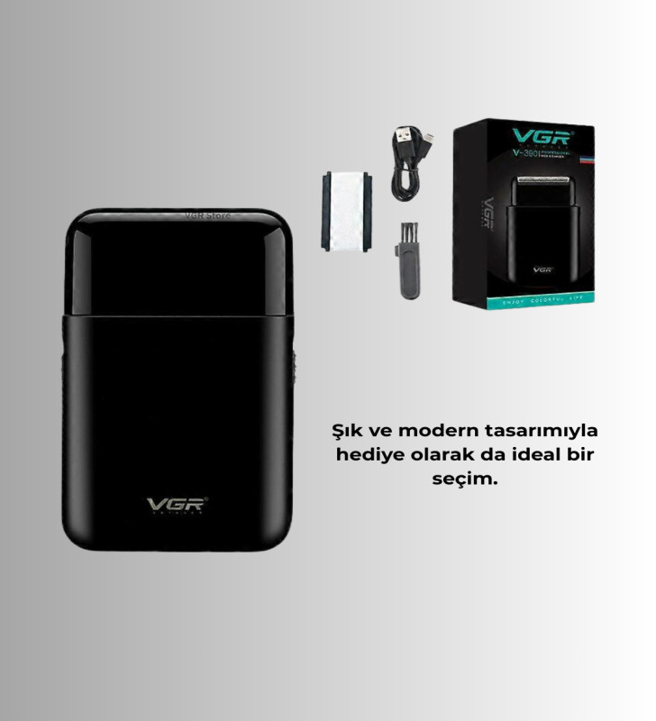 USB Şarjlı Erkek Tıraş Makinesi | Cilt Dostu ve Kompakt Tasarım - Lisinya