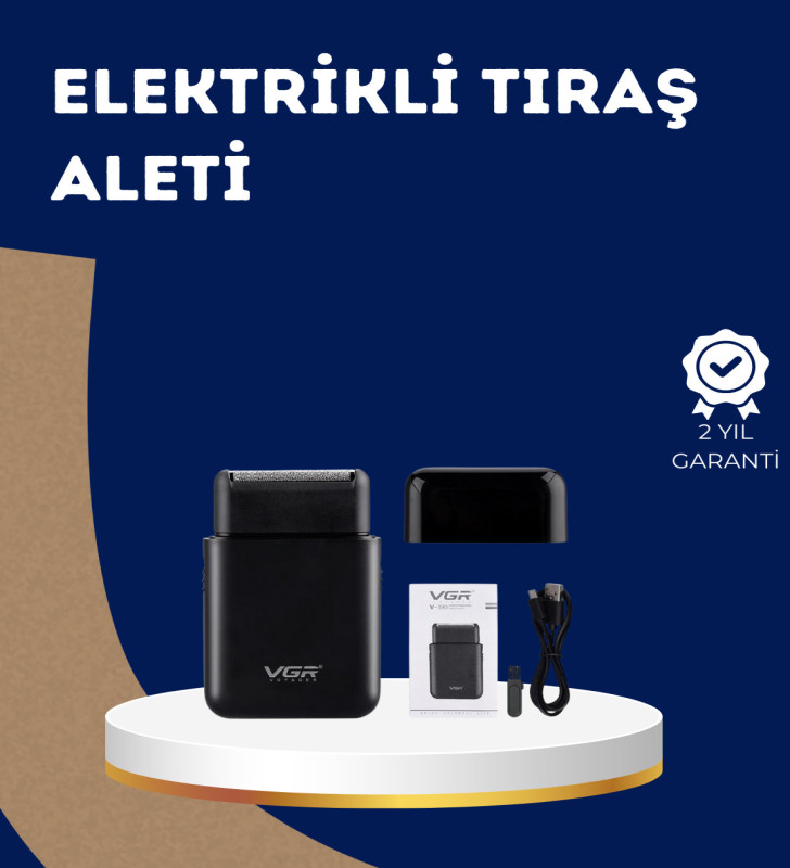 Ultra İnce Elektrikli Tıraş Makinesi | USB Şarjlı ve Su Geçirmez - Lisinya