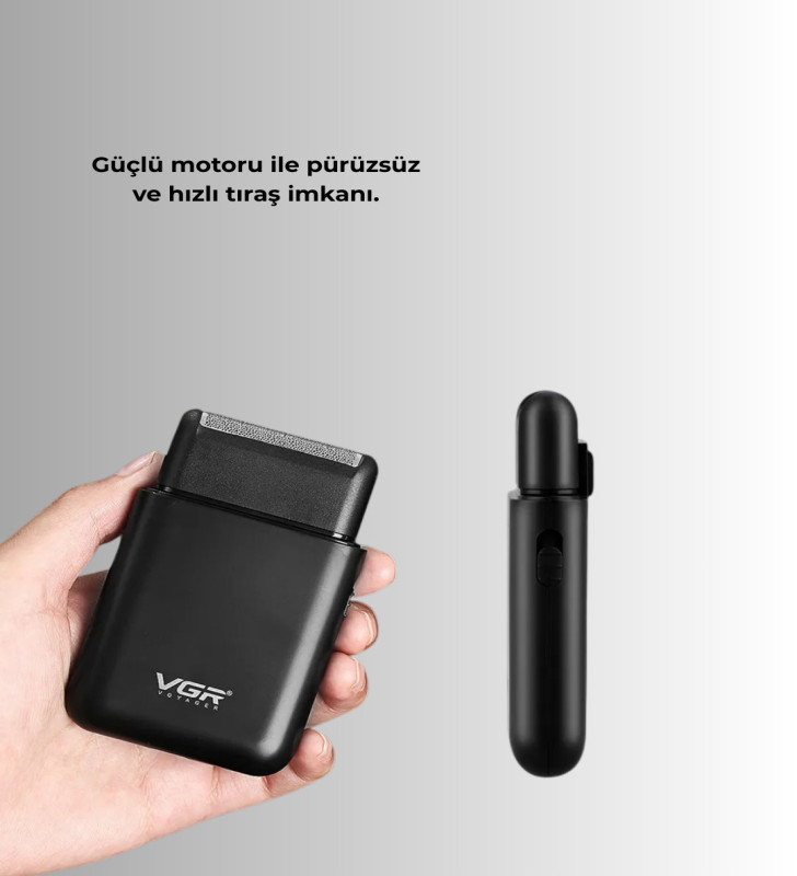 Ultra İnce Elektrikli Tıraş Makinesi | USB Şarjlı ve Su Geçirmez - Lisinya