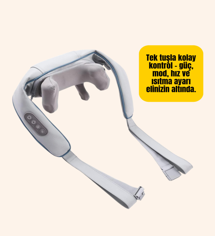 Servikal Rahatlatıcı Masaj Aleti | Trapezius ve Sırt İçin Uygun - Lisinya