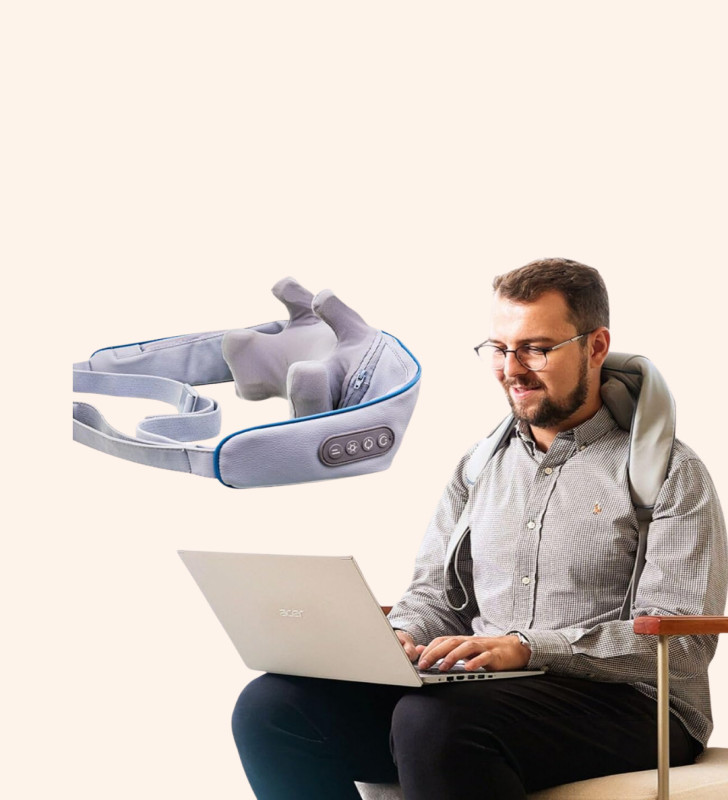 Servikal Rahatlatıcı Masaj Aleti | Trapezius ve Sırt İçin Uygun - Lisinya