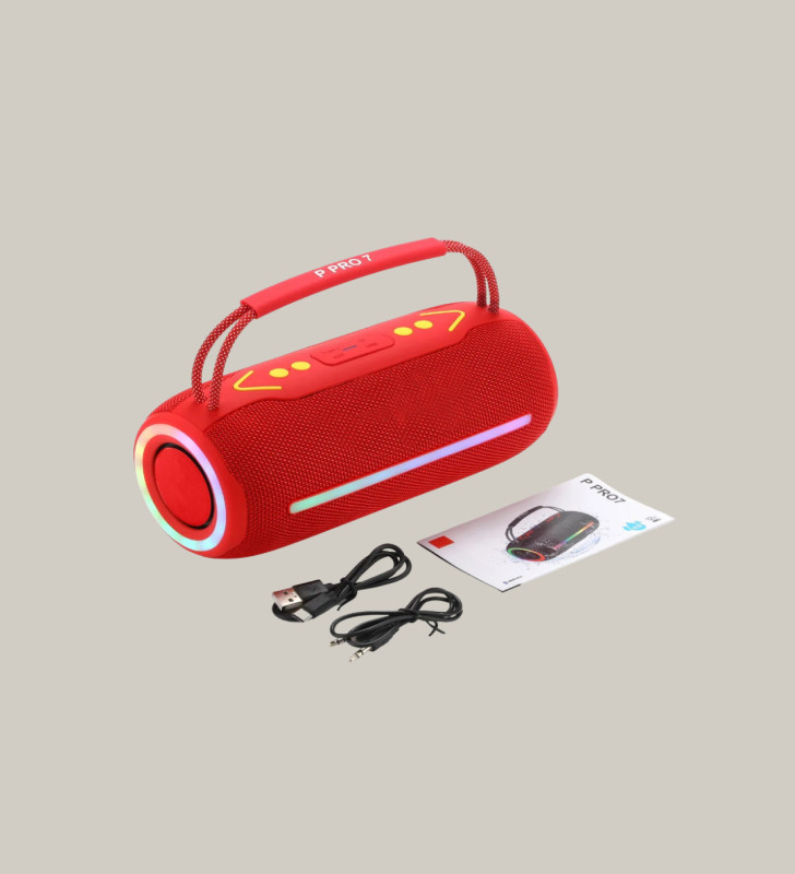 Suya Dayanıklı 20W RGB Hoparlör Bluetooth, USB, SD Kart ve AUX Girişli - Lisinya