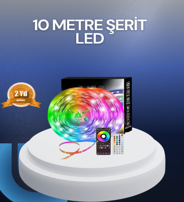 10 Metre USB Smart Şerit Led Kumandalı Telefon Kontrollü - Lisinya