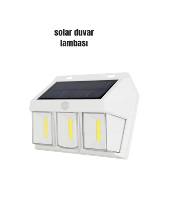 Suya Dayanıklı Solar Duvar Lambası – Akıllı Gece Sensörlü Işık - Lisinya