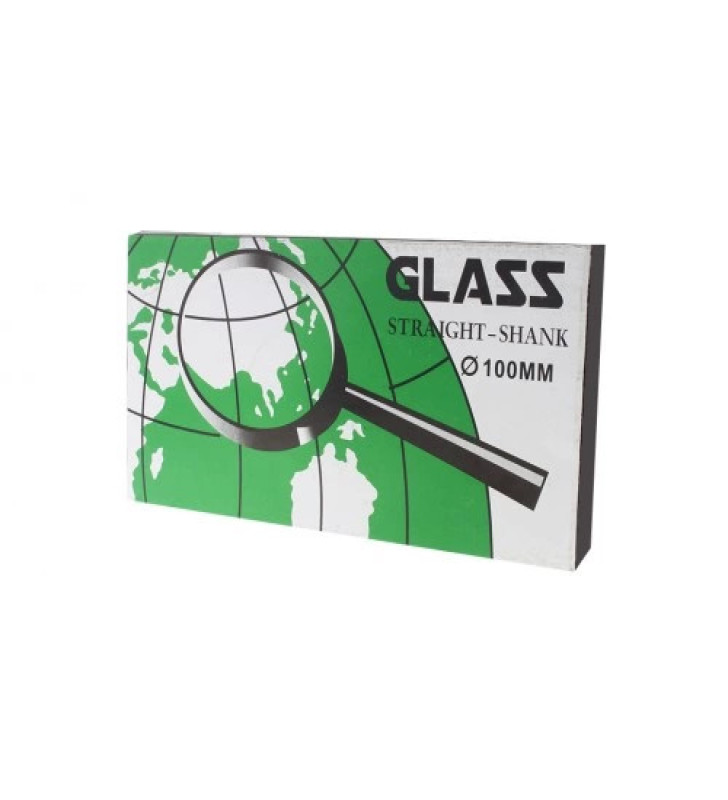 -Plastik Siyah Yuvarlak Kolu 100mm Dia Büyüteç 5x Büyüteç ( Lisinya )