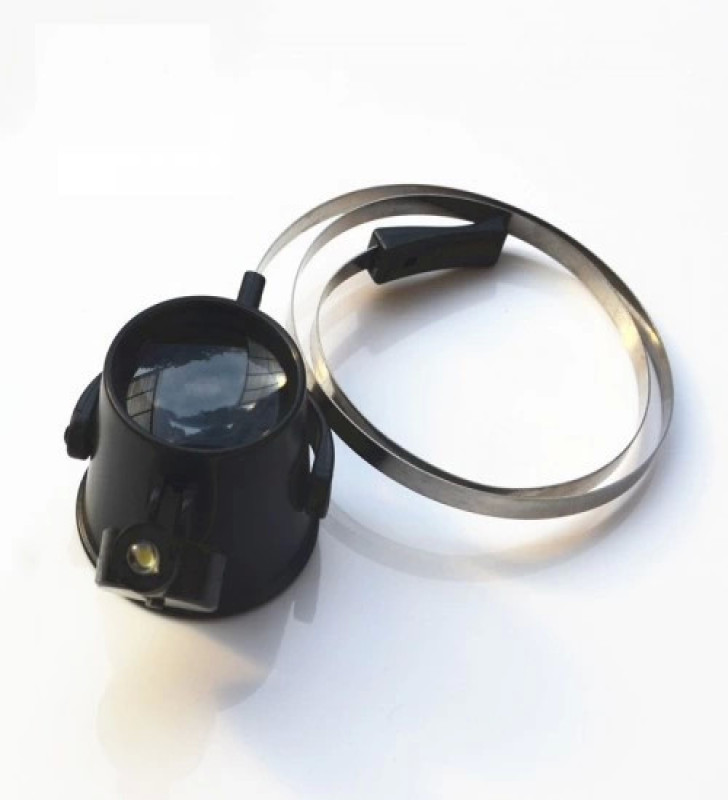 -Saat.ve Elektronik Onarım Için Göze Kelepçeli Takılan Büyüteç 15x ( Lisinya )