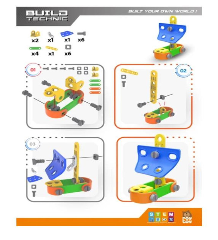 Sök Tak 22 Parça Yelkenli Build Technic - 4100101-2-22