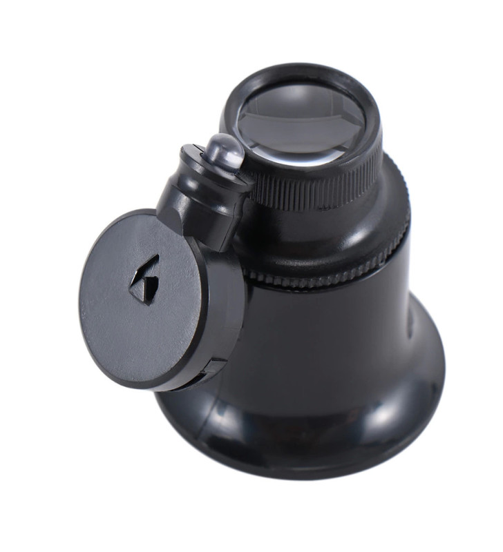 -20x Büyütmeli,saat,takı Onarım Için Cam Lensli Optik ışıklı Göz Büyüteç-mg13b--9a ( Lisinya )