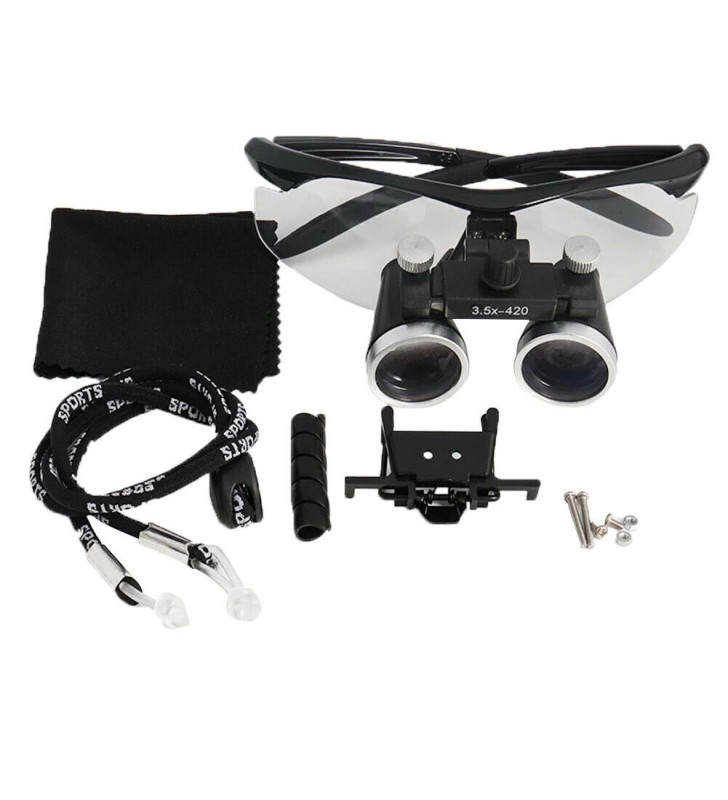 -3.5x-420mm Diş Cerrahi Gözlük Lens Büyüteç,taşıma Çantalı ( Lisinya )