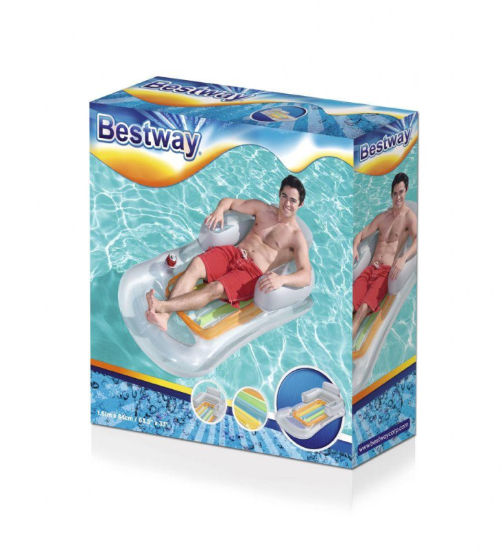 Deniz Yatağı Sultan Lüks Yatak 157x89 Cm Gri Bestway - 43028