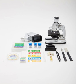 -50x-100x-200x-400x-600-1200x Çocuklariçin Eğitici Projektörlü Mikroskop Seti ( Lisinya )