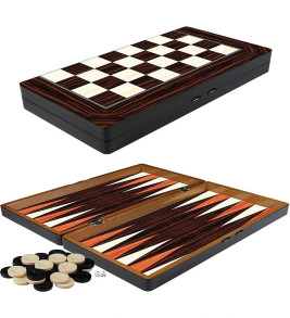 Ahşap Tavla Takımı Büyük Boy