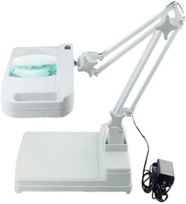 -5X 10X Büyüteç - LED Işıklı Süper Parlak Enerji Tasarruflu Masa Lambası Lt-861 ( Lisinya )