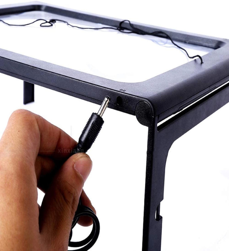 -Yaşlılar için A4 boyutu masa tipi ışıklı okuma büyüteç th-275205b ( Lisinya )