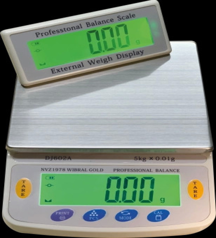Diamond Dijital Göstergeli Çift Ekran Hassas Terazi Nvz-1978 (5 Kg-0.01)