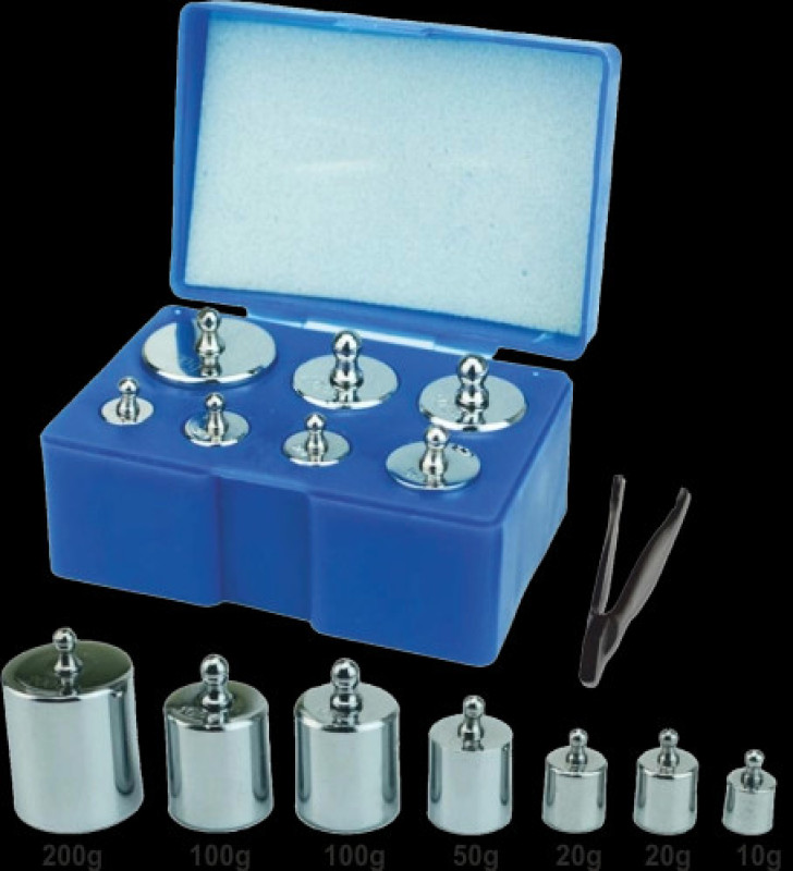 Diamond Terazi 8 Parça Ağırlık Paslanmaz Krom Gram Seti (300gr-200gr-100gr-50gr-20gr-10gr)