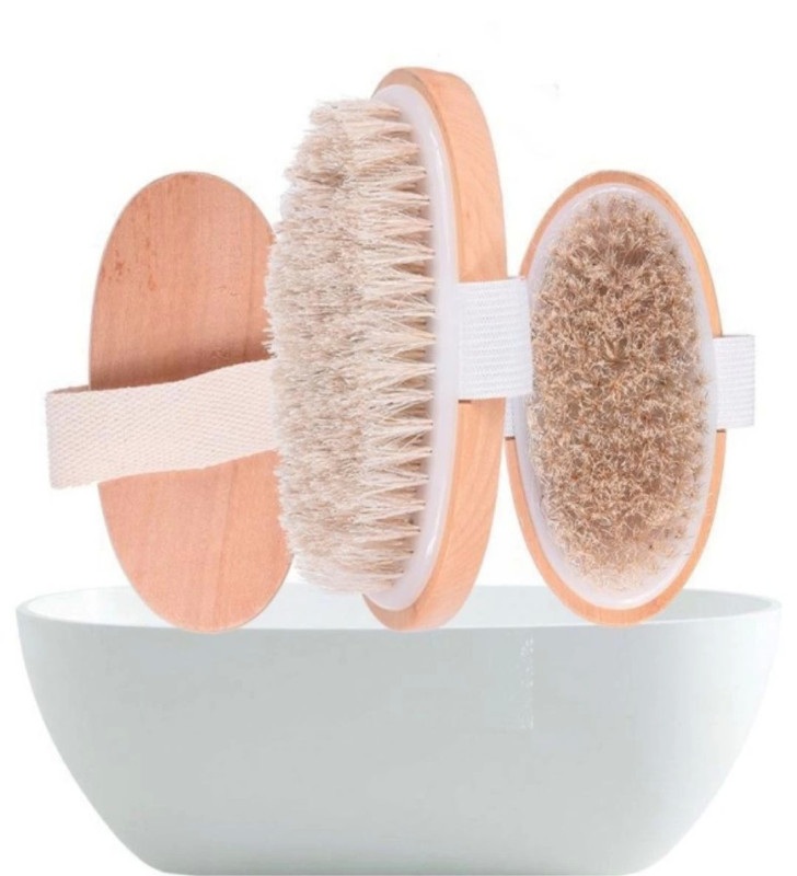 İnstyler Döner Demirli ve At Kılı Selülit Fırçası Seti - Saçınızı Şekillendirin