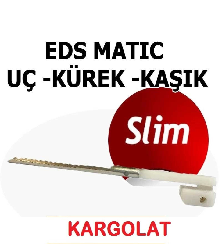 3'lü Set Eds Slim Ürün Kesme Makinası Yedek Kaşık İnce Sarım Yedek Uc Kürek