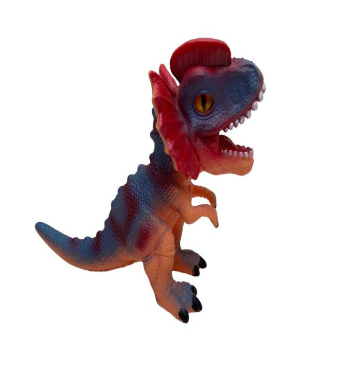 Soft Dinazor Neon Gözlü 24 Cm - LD6206B-Dilophosaurus (Lisinya)