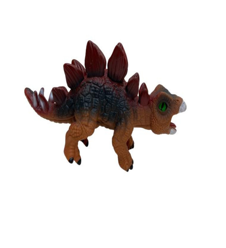 Soft Dinazor Neon Gözlü 24 Cm -LD6206B-Stegosaurus (Lisinya)