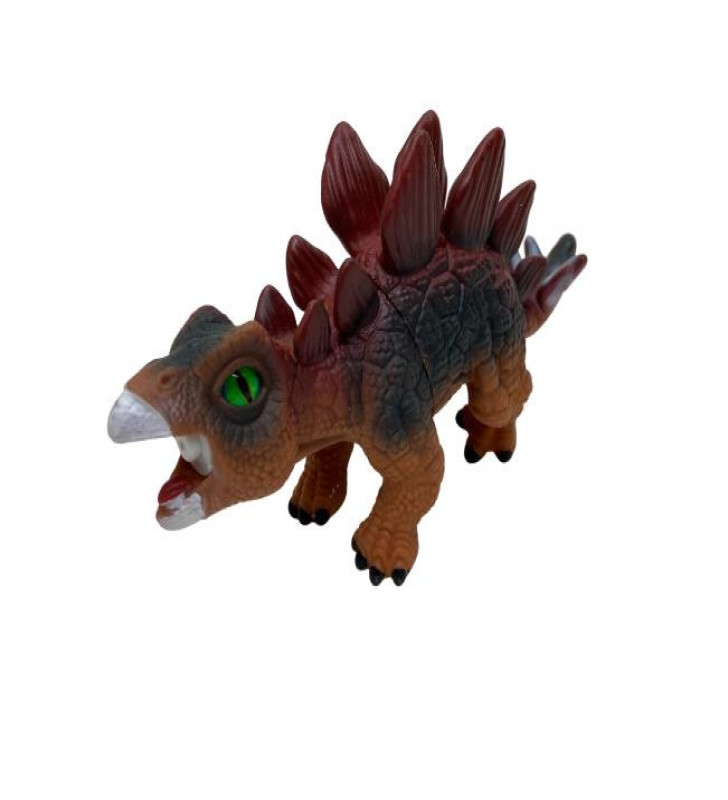 Soft Dinazor Neon Gözlü 24 Cm -LD6206B-Stegosaurus (Lisinya)